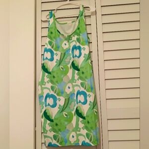 Cocom Tank Green & White Tank Dress Size XL